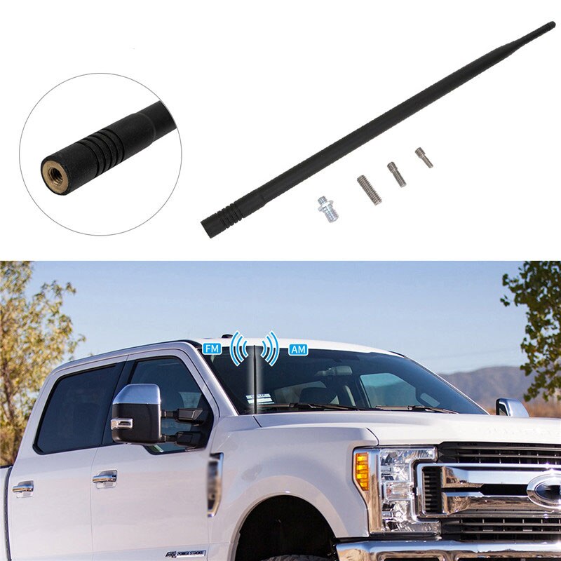 WISENGEAR 13" AM FM Antenna Radio Antena Auto Signal Amplifier For Ford
