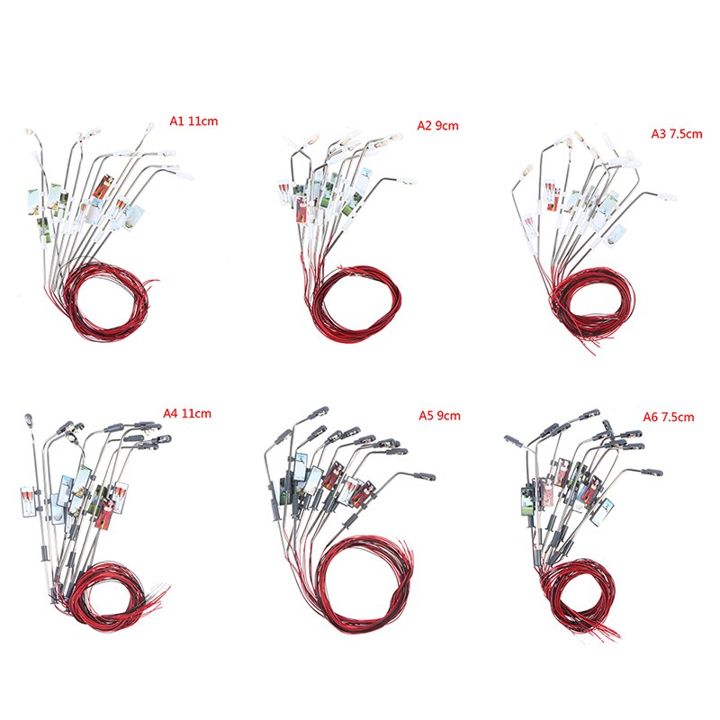 10 Stuks 1/100 1/150 1/200 Mini Model 3V Leds Tuin Straat Landschap Lichten Zand Tafel Accessoires