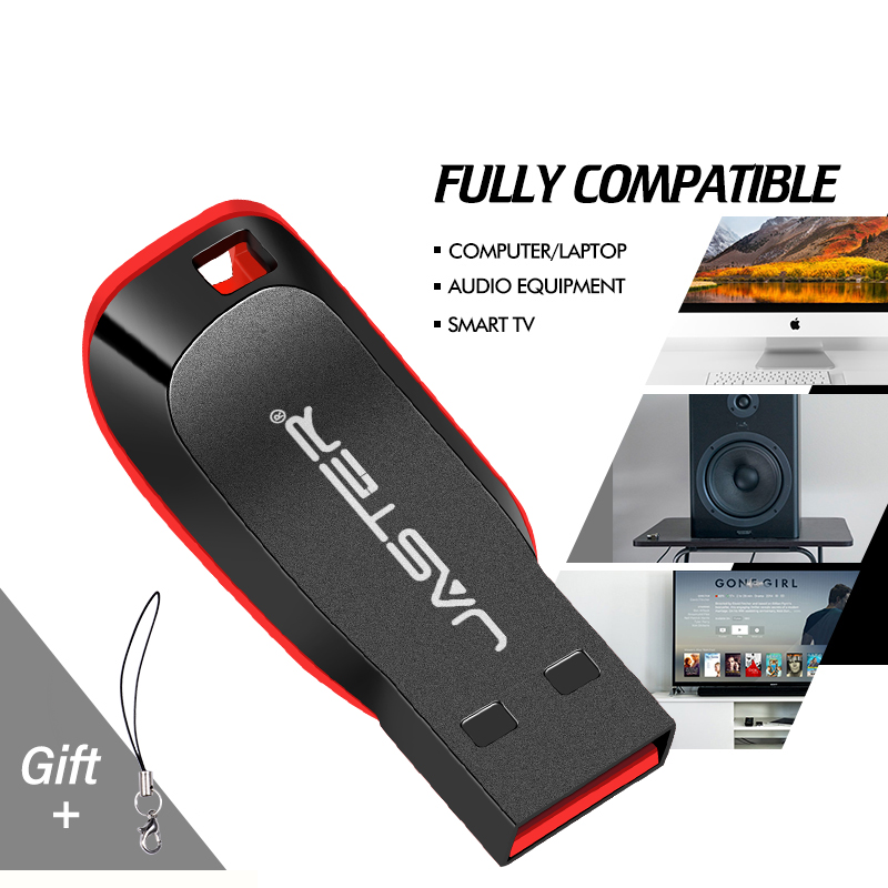 Mini zwarte usb-flashdrives, 128gb geheugensticks met hoge capaciteit, 64gb gratis sleutelhangers, 32gb snelle u-disks 16gb