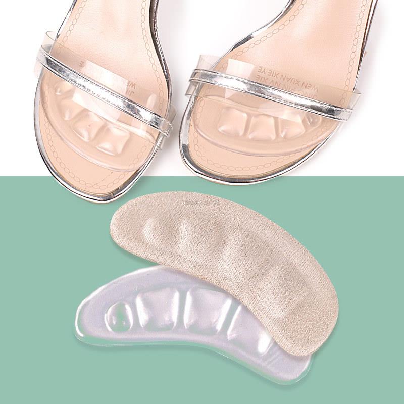 Almohadillas para zapatos de tacón alto, almohadillas antideslizantes para sandalias, pies antidesgaste, protectores de talón de silicona para zapatos de mujer, protector de talón