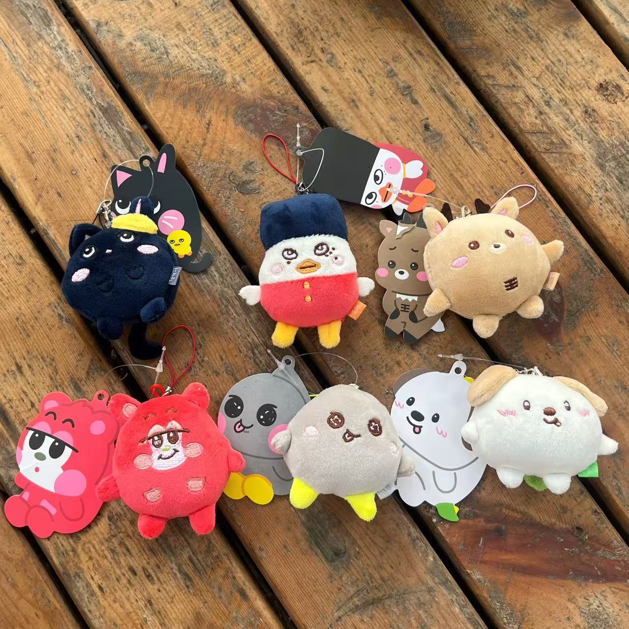 RIIZE Mini llavero de muñeco de peluche Riizing Fan Con Riizing Day Finale SHOTARO WONBIN EUNSEOK SUNGCHAN SOHEE ANTON llaveros: YELLOW
