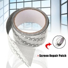 5 x 200cm vindue dør patch reparation tape mesh hul skærm reparation klistermærke anti-insekt flyve bug dør myggenet reparation tape