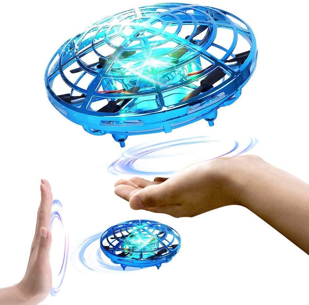 Induction Suspension UFO Aircraft Flying Toys Gesture Sensor Smart Flying Saucer Outdoor Toys Christmas Children'S Toys