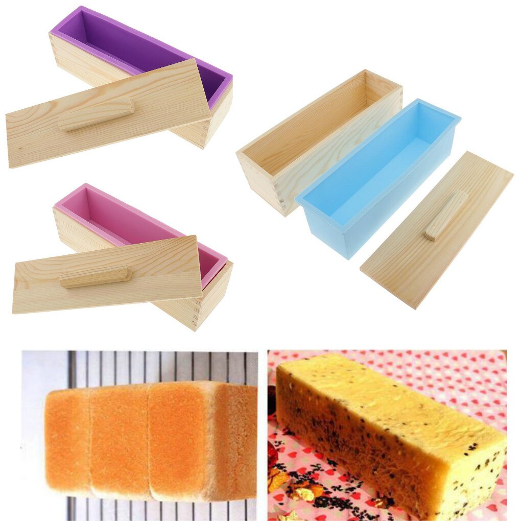 Silicone Soap Mold Making Tool Loaf Handmade Toast Baking Moulds 900g/1200g