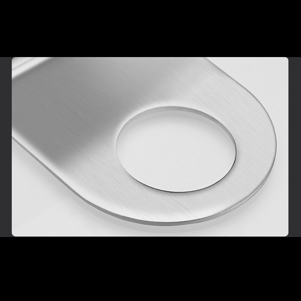 1Pc Wall Mounted Soap Bracket Stainless Steel Holder Soap Bottle Holder For Bathroom Silver Bathroom Accessories 3.3cm Pore