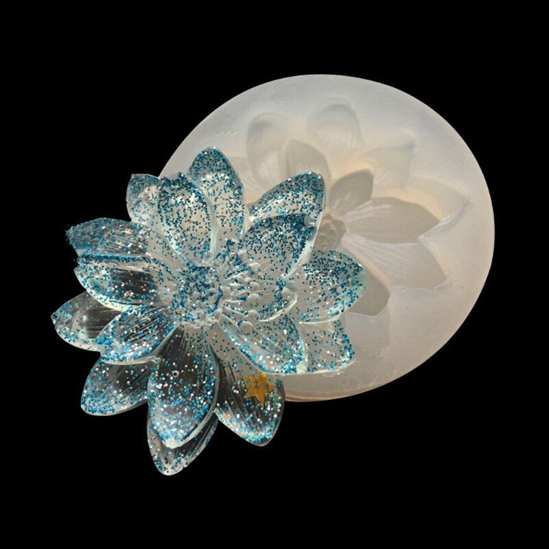 FAI DA TE In Silicone 3D Fiore Stampi Stampo Strumento di Creazione di Gioielli In Resina Del Pendente Artigianato Nuovo Fiore Secco In Resina Decorativa FAI DA TE A Mano Artigianato