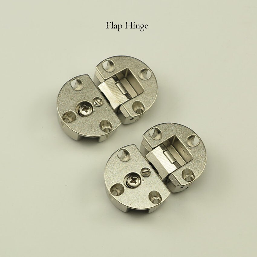 1Pc 180 Degree Alloy Concealed Flat Hinge Wardrob Cabinet Door Hidden Hinge Furniture Hinges Hardware Furniture Accessories