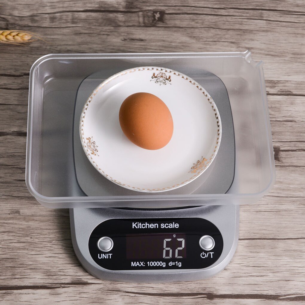 10KG/1G Kitchen Scale Food Baking Weight Digital LCD Electronic Weighing Scale Electronic Balance