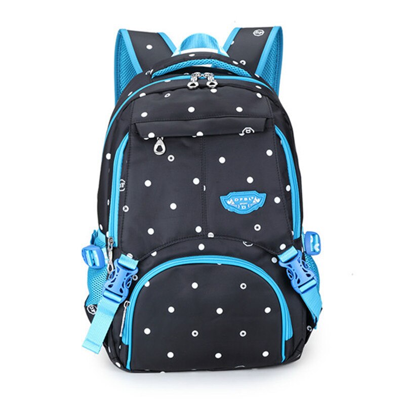 Mochila de camuflaje con estampado único y colorido para mujer, mochila Oxford impermeable para niños, mochila escolar de gran capacidad para niñas: Black