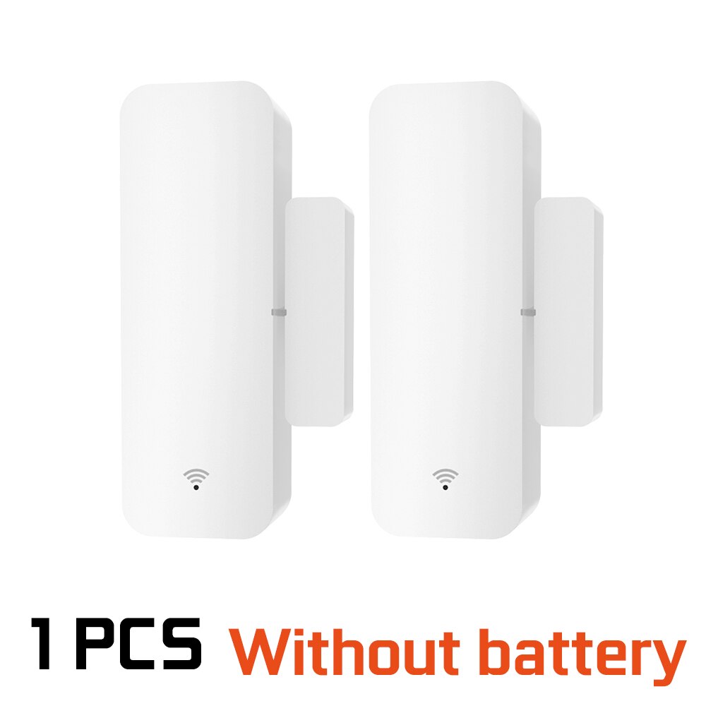 Tuya Smart WiFi Door Sensor Door Open / Closed Detectors Compatible With Alexa Google Home Powered Smart Life APP Control: 2 Without battery