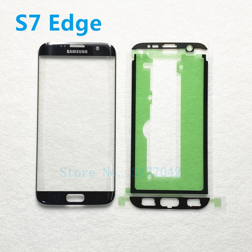 Touch Screen Panel Replacement For Samsung Galaxy S7 G930 G930F S7 Edge G935 G935F Front Glass Outer Lens Cover + Sticker