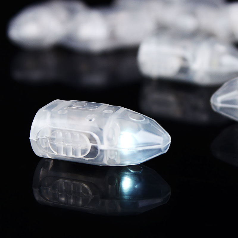 50 stk mini ledet ballong lampe hvitt lys ledet lampion til bryllupsfest dekorasjon papir lykt