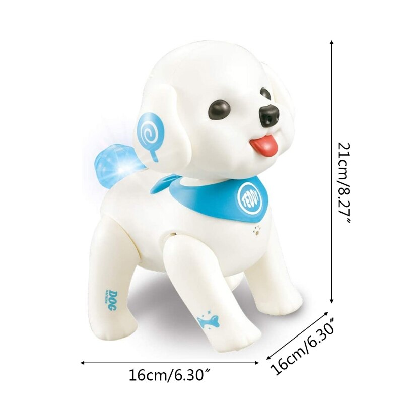 Rc Robot Hond Smart Puppy Teddy Programmeerbare Afstandsbediening Elektronische Huisdier Speelgoed M89C