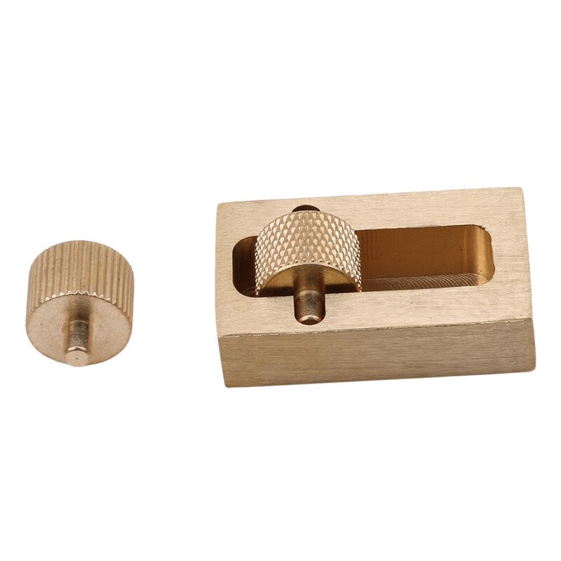 Herramientas para tallar cuero puro cobre artesanía cuero borde teñido aceite coser DIY mano costura juegos de artesanía de cuero herramienta para hacer cuero
