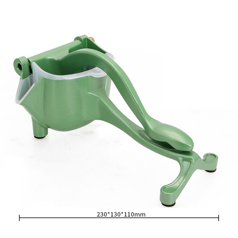Manual Juice Squeezer Hand Pressure Juicer Pomegranate Aluminum Alloy Orange Lemon Grapefruit Fruit Tool Kitchen Accessories: Grass green