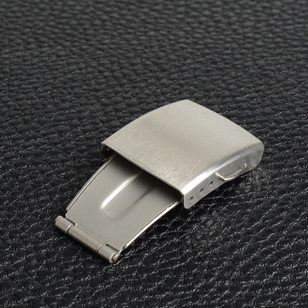 Dubbele Drukknop Vouw Sluiting Gesp voor Horloge Band Deployment Vouw Gesp Rvs 12mm, 14mm, 16mm, 18mm, 20mm, 22mm