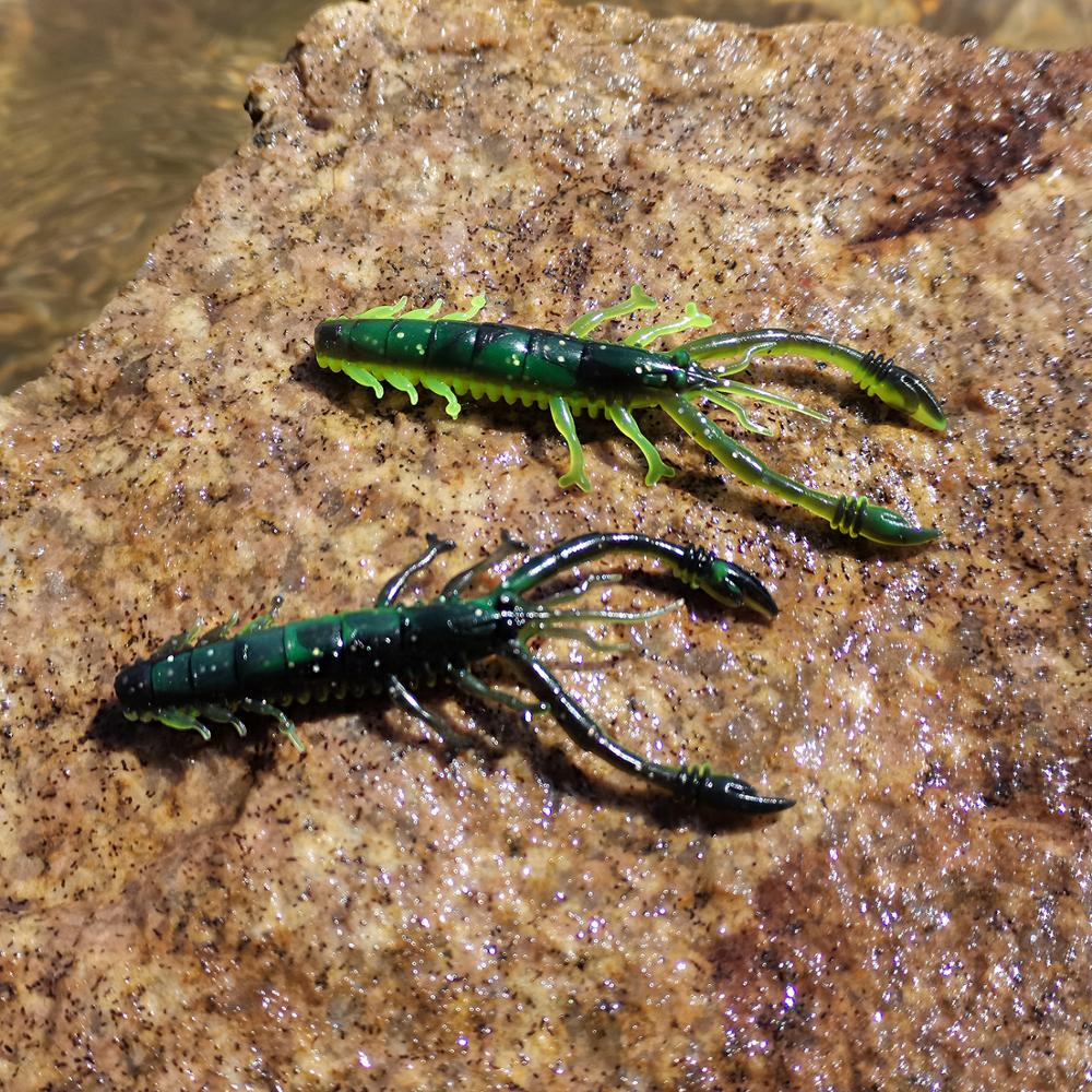 Soft Crawfish Bait Floating NED Rig Shot Silicone Shrimp Lure Crayfish Wobblers For Bass Perch TEXAS Fisihng
