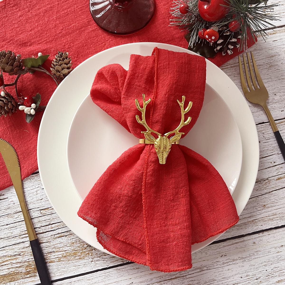 10 Stück Baumwolltuch-Servietten, 30 x 30 cm, Gaze-Stoff für Hochzeitsdekoration, Alltagsgebrauch, Abendessen, Geschirrtuch, Tischdorf, Weihnachtsserviette: Dark Grau