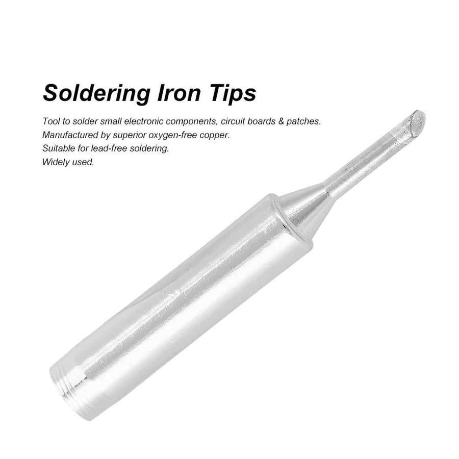5pcs Soldering Iron Tips Set - I+B+K+2.4D+3C For Soldering Stations