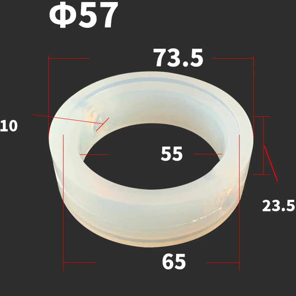 Homebrew Sanitary Food Grade VMQ Silicone Sealing Ring Gasket Seal Replacement For 1.5" -8"Tri Clamp Butterfly Valve: pink