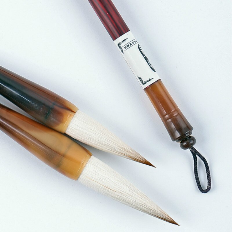 Calligraphy Brush Set 3pcs Chinese Woolen&Weasel Multiple Hair Painting Brush Beginners Calligraphy Writing Brushes Tinta China