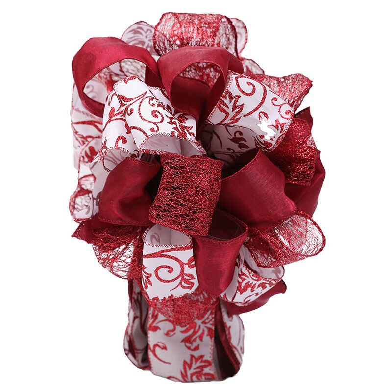 Kerstboomtop strikvormige ornamenten huis speciale kerstfeestdecoraties  p7 ding