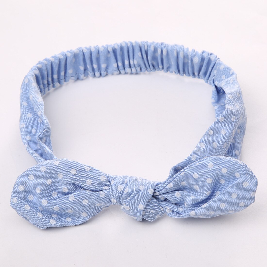Konijnenoren hoofdband peuter baby kinderen meisjes bloemen haarband accessoires: Beige