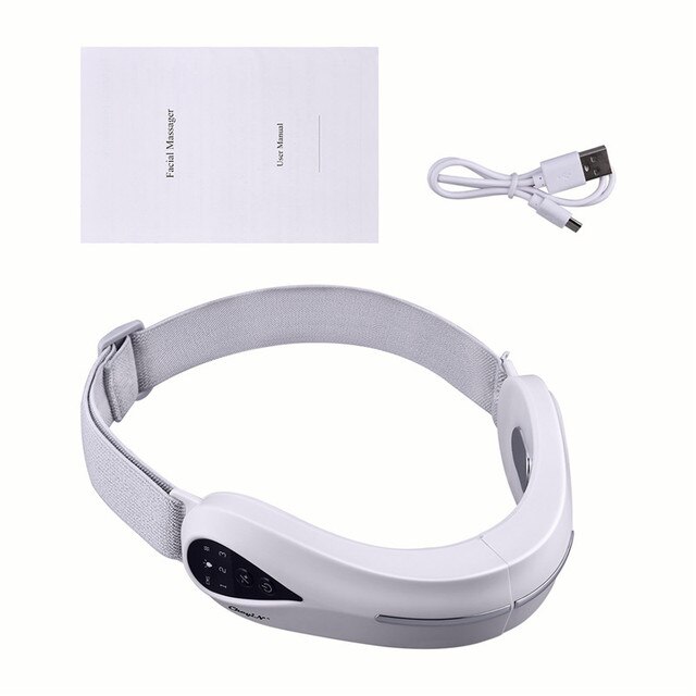 CkeyiN Electric V-Face Shaping Massager Face Machine EMS LED Light Vibration Facial Lifting Slimming Double Chin Reducer Beauty: MR577W