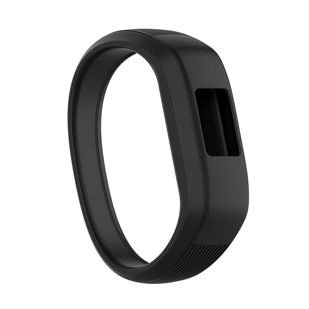 Miękki silikonowy zegarek zespół dzieci pasek na rękę bransoletka dla Garmin Vivofit JR 2/Vivofit 3 wymiana opaski na nadgarstek zespół: Black / S