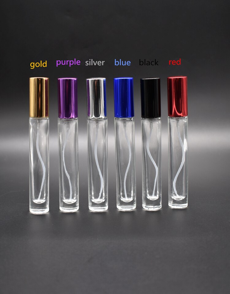 10/20/30/50 stuks 10ml glazen hervulbare flessen handig lege verstuiver parfumflesjes spray parfumflesjes cosmetische flessen