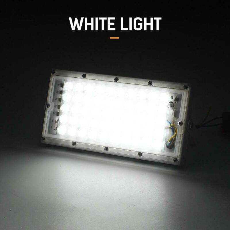 50w led floodlight spotlight udendørs sikkerhedshave lampelandskab lampe  ip66 vandtætte  dc 12v input 180 graders juster projektører