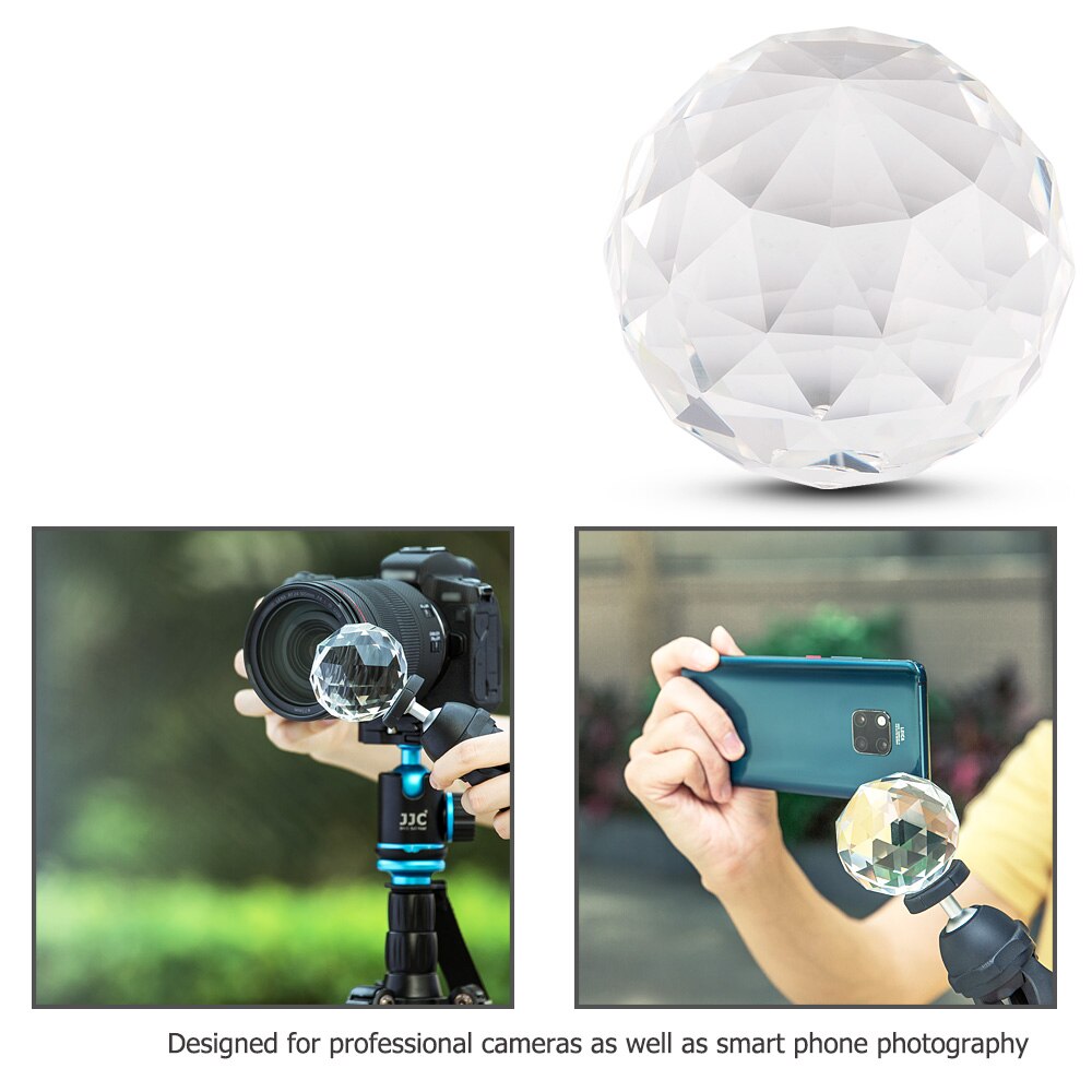 KIWIFOTOS 2.36 " / 60mm K9 Optische Glas Kristall Ball Prisma Fotografie Objektiv Filter Zubehör Hause Dekorative Leichter Ball