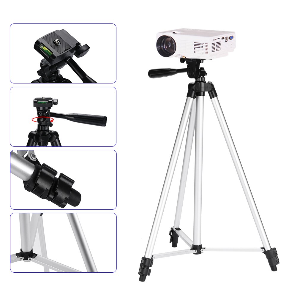 Intrekbare Draagbare Statief Beugel Geschikt Voor Camera Projector 50-150Cm Professionele Dslr Camera Statief