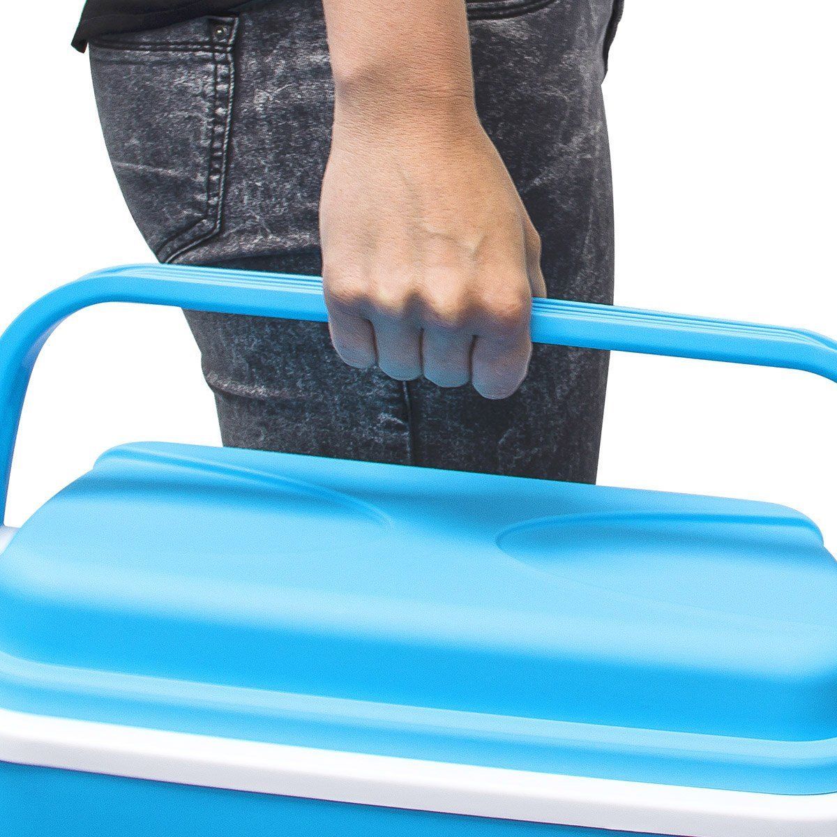 Koffer Thermische 24 Liter Blauw En Wit