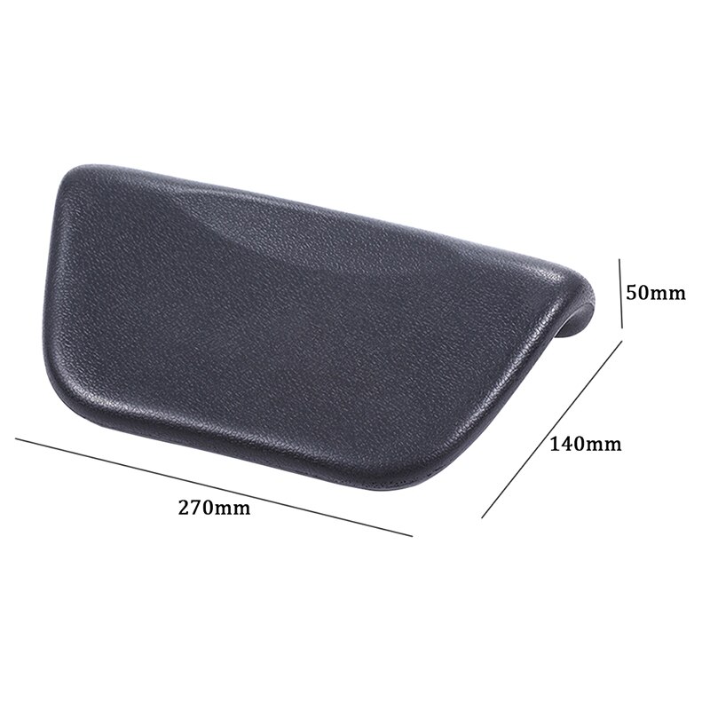 bathtub pillow SPA Non-Slip Cushion Head Rest Ergonomic PU Pillow With Suction Cups For Head Neck Back Relaxing Bathroom Supply