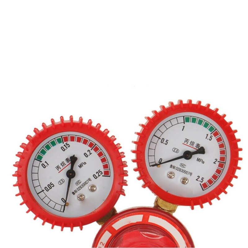 Propane Pressure Reducer Gauge Shockproof Liquefied Natural Gas Pressure Reducing Valve Manometer