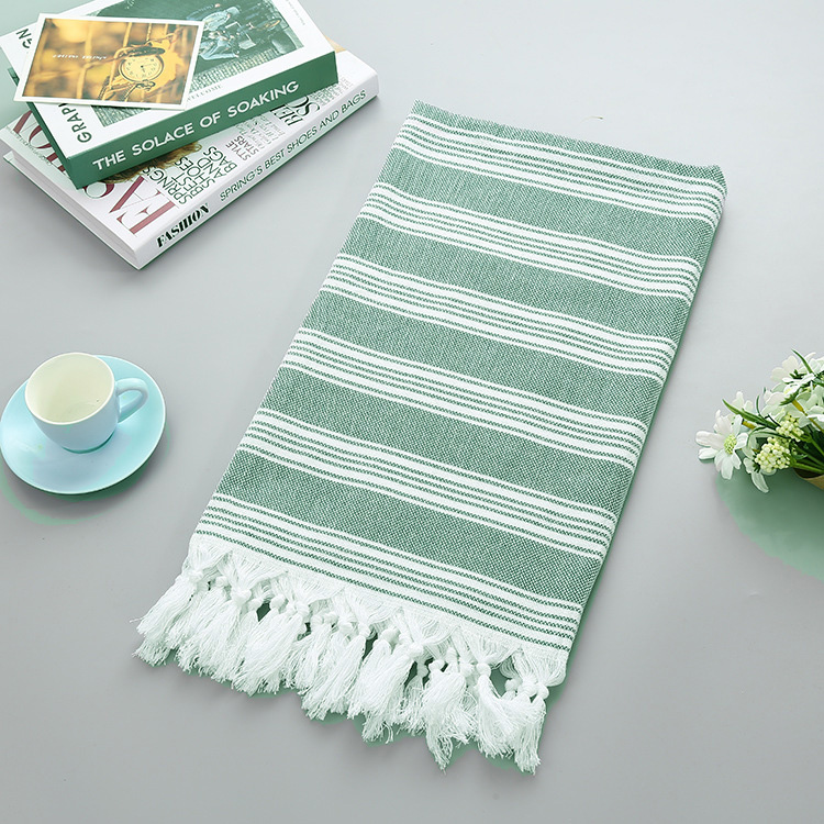 Turkiskt hamam handduk pestemal beach resa peshtemals bad fouta bomull stor 100*180 cm: M