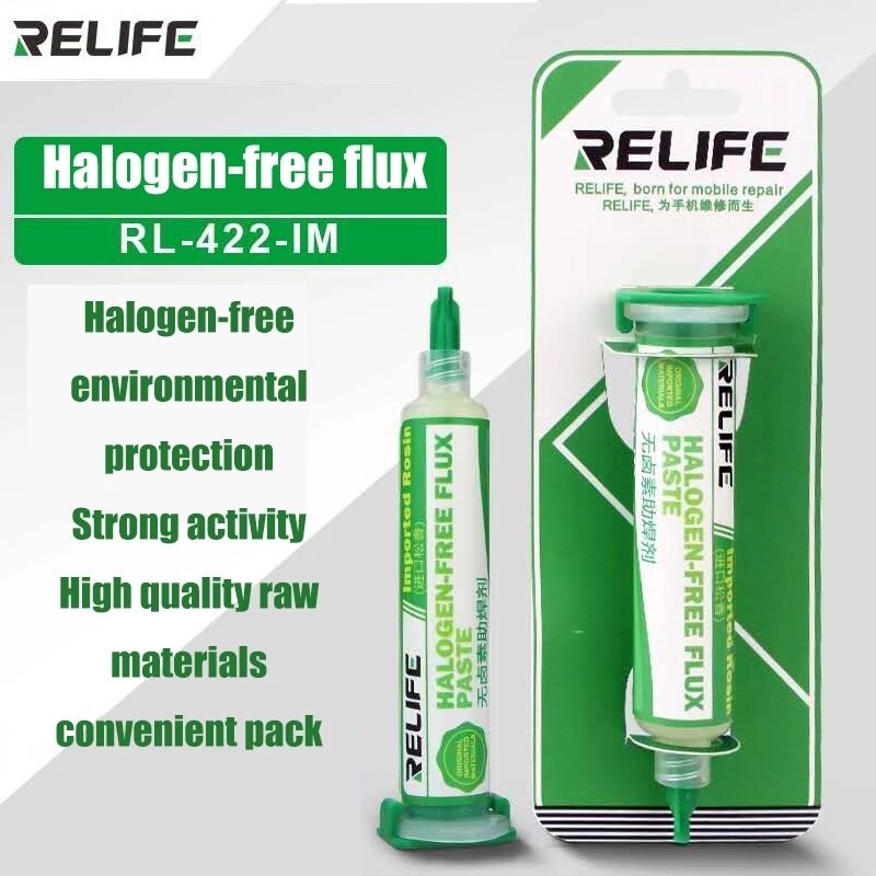 RL-422-IM Loodvrij Halogeenvrije Soldeerpasta Speciale Flux Voor Onderhoud Soldeer Gereedschap Veiligheid En Milieubescherming