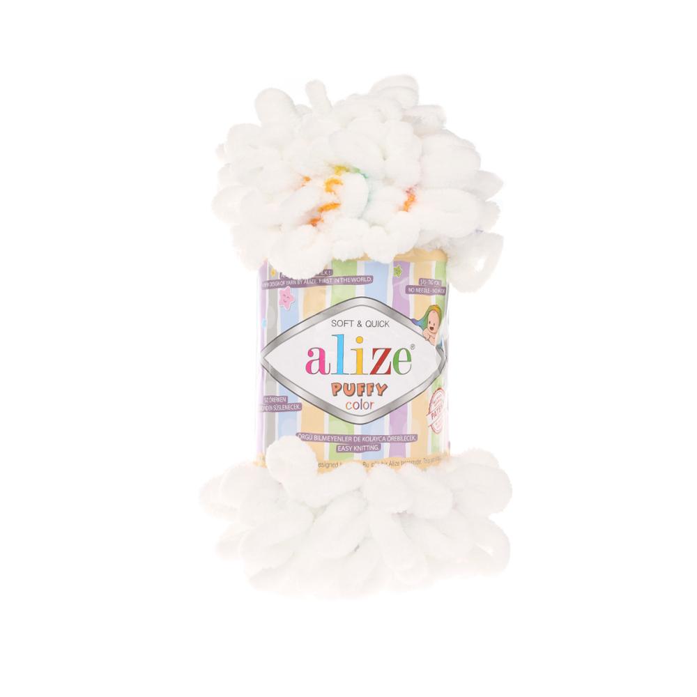 1 stk alize puffy farge garn løkke garn nyhet babygarn mykt og varmt babyteppegarn, fingerstrikk garn 1 nøste 1 x 100 gr-9mt: 5794