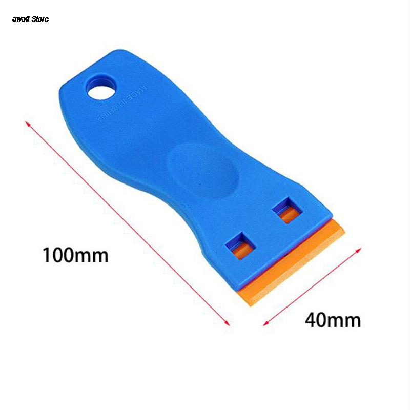 1.5 &quot;Plastic Scheermes Schraper Met 10Pcs Dubbele Randen Plastic Messen Voor Verwijderen Auto Labels Stickers Lijm Stickers op Glas Windows