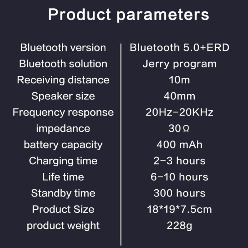 3 Colors Wireless Headphones Bluetooth Headset Stereo Headphone Gaming Earphones With Microphone For Mobile Phone Laptop Tablet