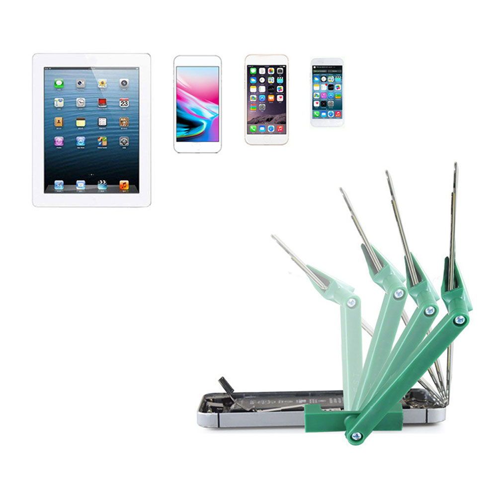 Morsetto fisso dello schermo del supporto del supporto del telefono regolabile per iPhone 5/6/7/8 strumento di riparazione Samsung universale