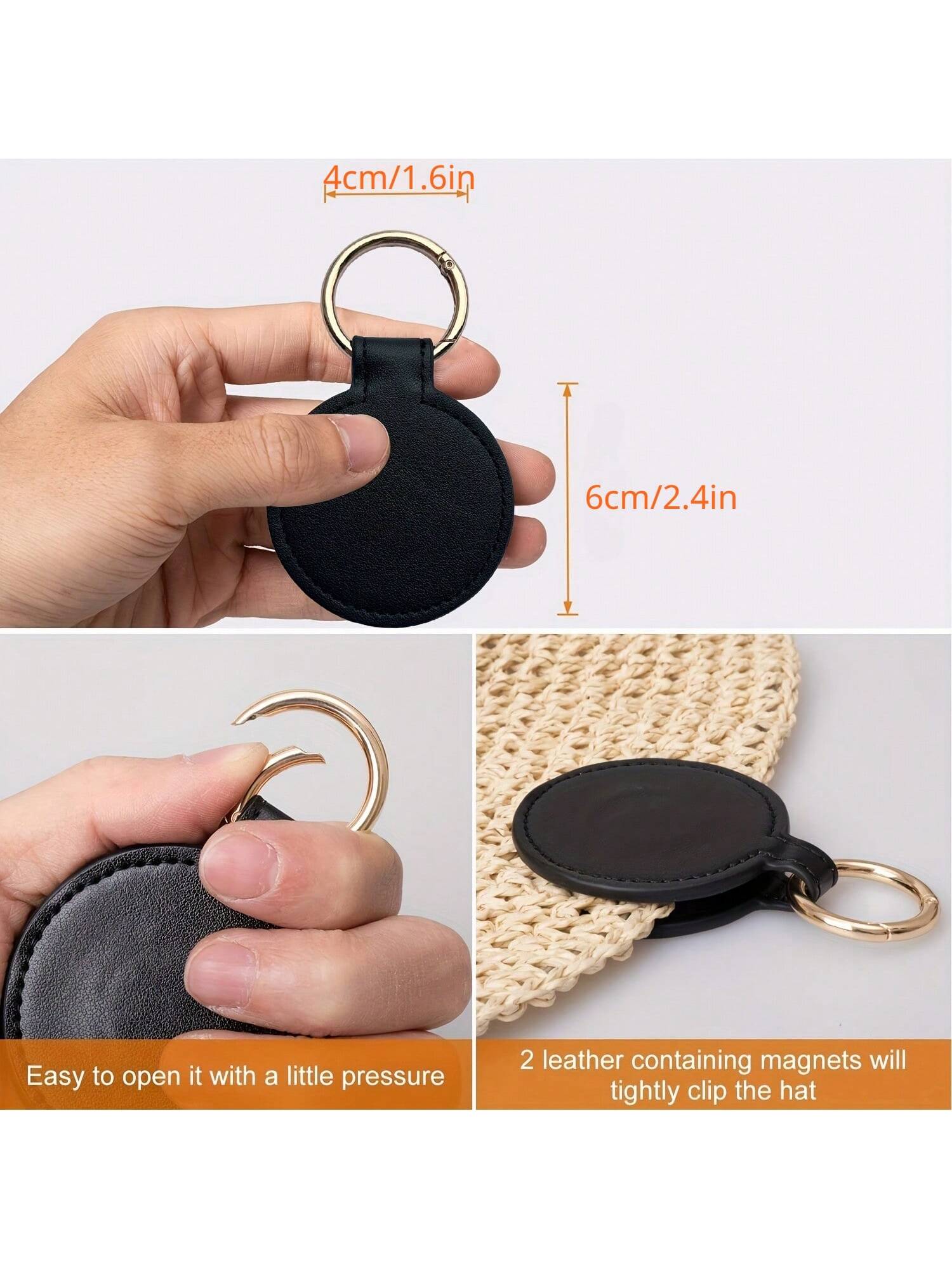 Travel Portable Hat Clip, Lightweight Simple Magnetic Hat Clip, Practical Convenient Travel Accessories
