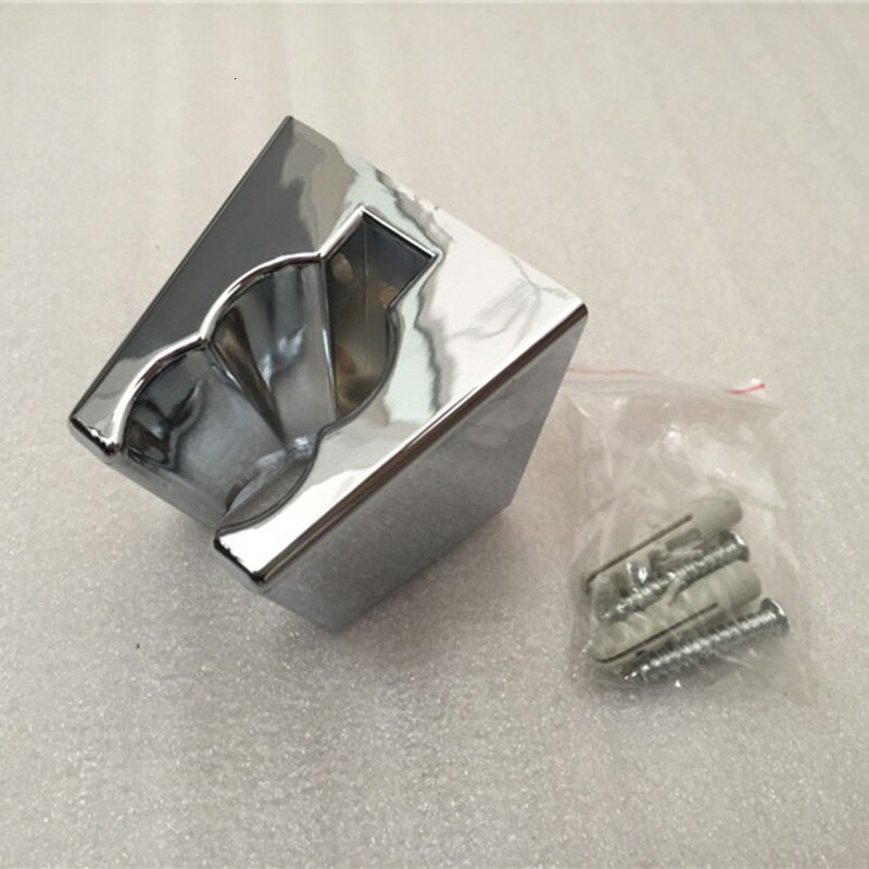 Zilver Plastic Douche Frame Wall Mount Houder Handdouche Haak Badkamer Accessoires