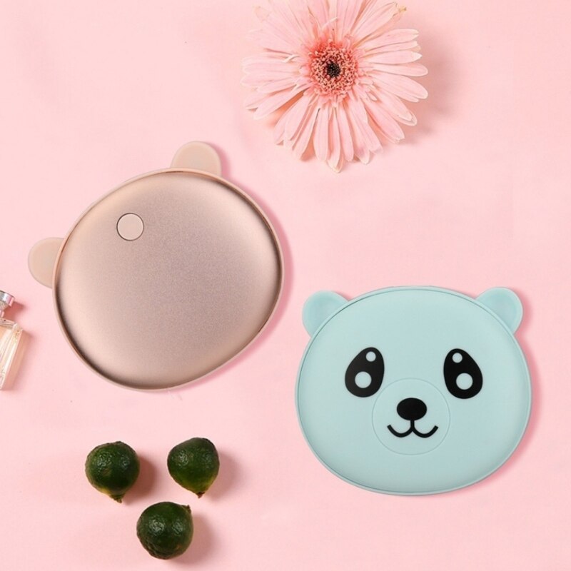 Chauffe-mains électrique réutilisable, petit ours Panda mignon, 2 en 1, batterie externe, Rechargeable, pour l&#39;hiver