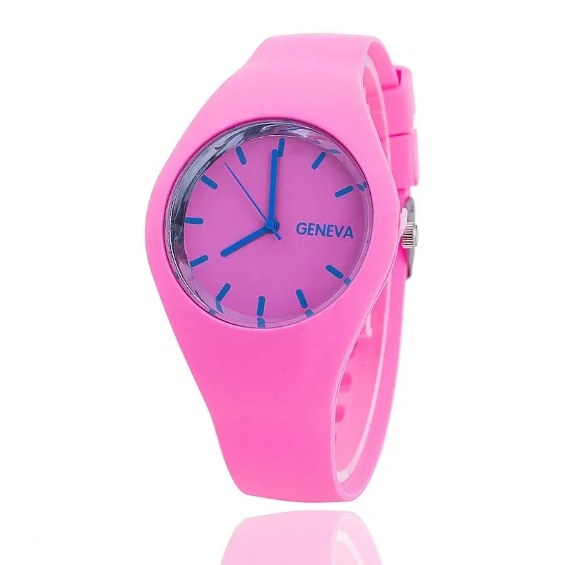 Jelly Silicone Watch Women Casual Geneva Sport Watches reloj mujer Quartz Wristwatch Men Watch reloj hombre