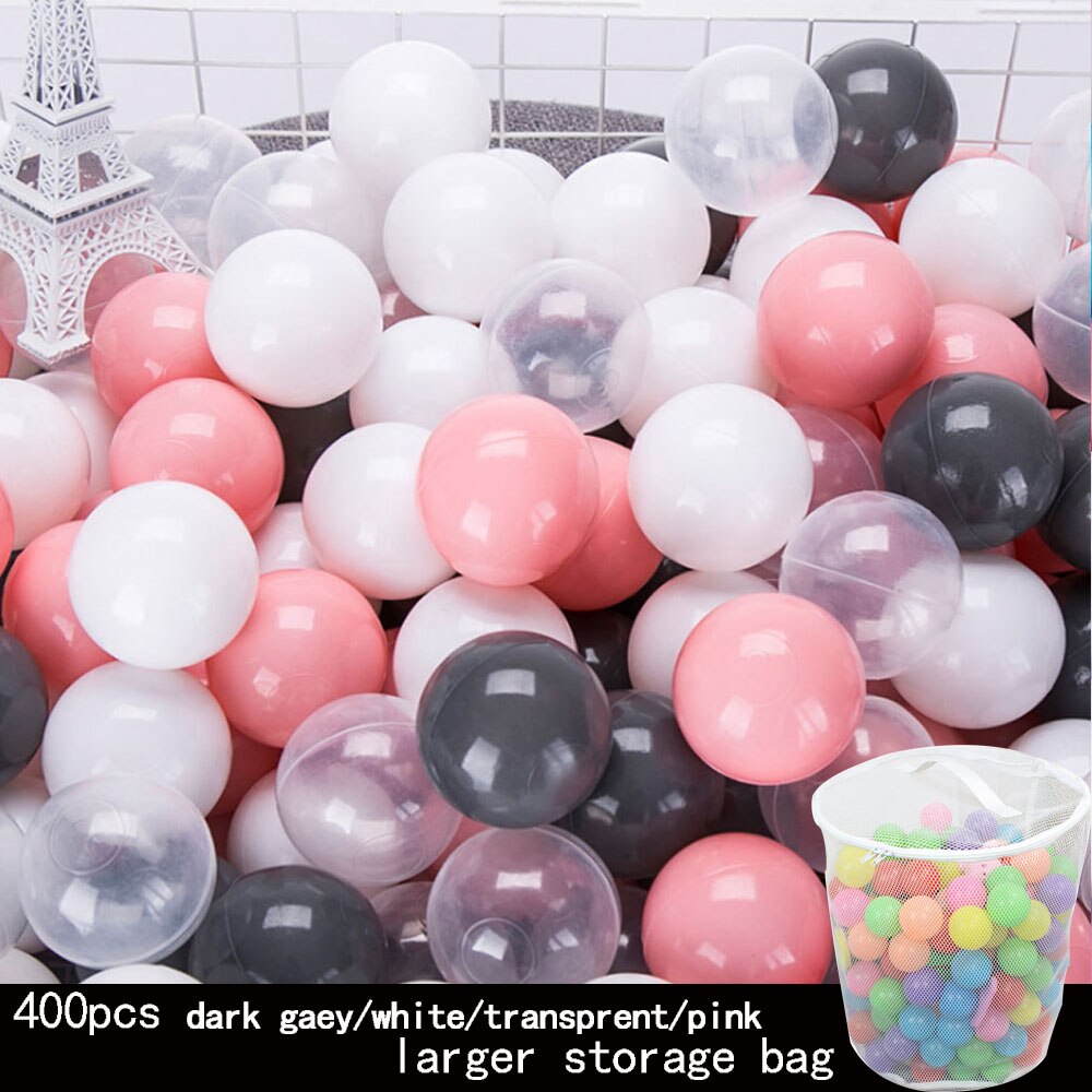 400Pcs/Lot Plastic Balls Pouch Packaging Dry Pool Wave Game Kids Sport Outdoor Fun Swim Pit Soft Ocean Sphere Colorful Balls: WJ3254A WJ3251-DZ