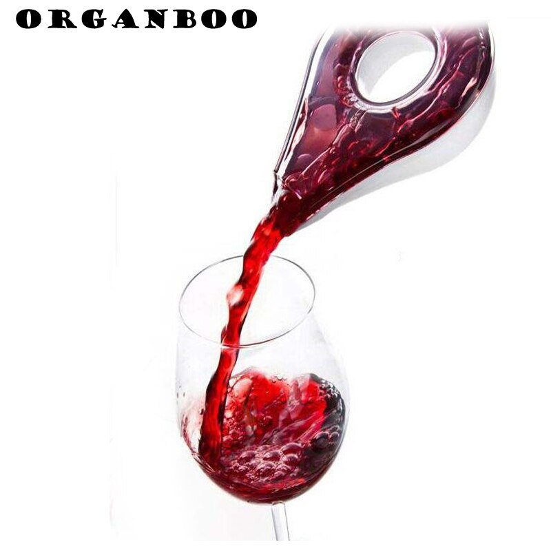 ORGANBOO 1 ST Bar Accessoires Mini Draagbare Rode Wijn Beluchter Fles Topper Schenker Beluchten Decanter Giet Filter