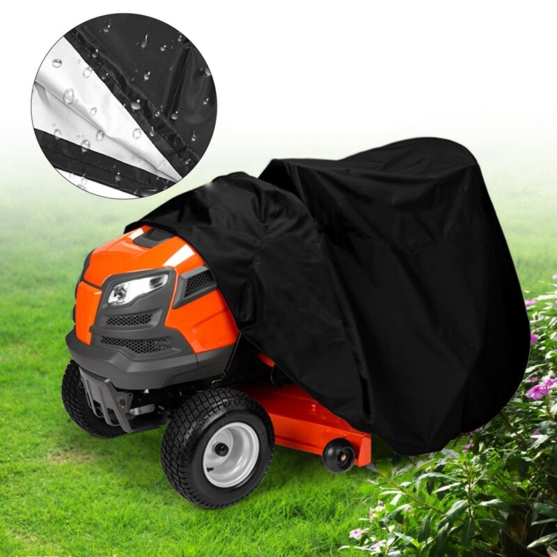 Abdeckungen Wasserdicht wasserdicht Rasenmäher Abdeckung Traktor Grill Abdeckung Uv Schutz Garten Hof Mäher Overlay All-Zweck Abdeckungen 1