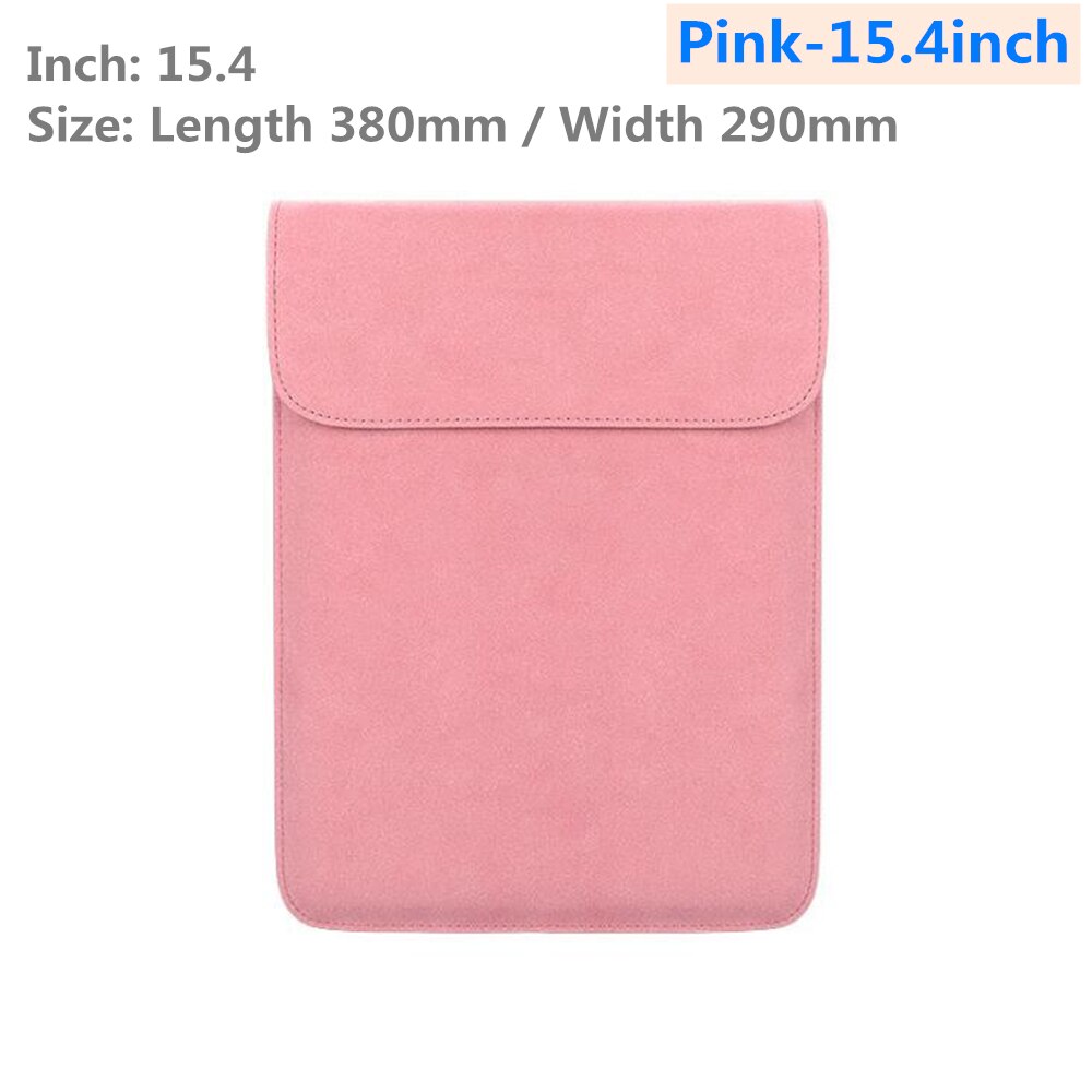 Yleinen vedenpitävä kannettava kannettavan tietokoneen suojalaukku 13.3 14.1 15.4 tuuman apple macbook air pro millet kannettavan tietokoneen suojakotelo: Pinkki -15.4 tuumaa
